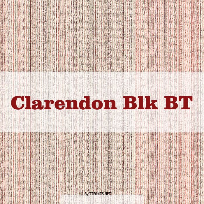 Clarendon Blk BT example